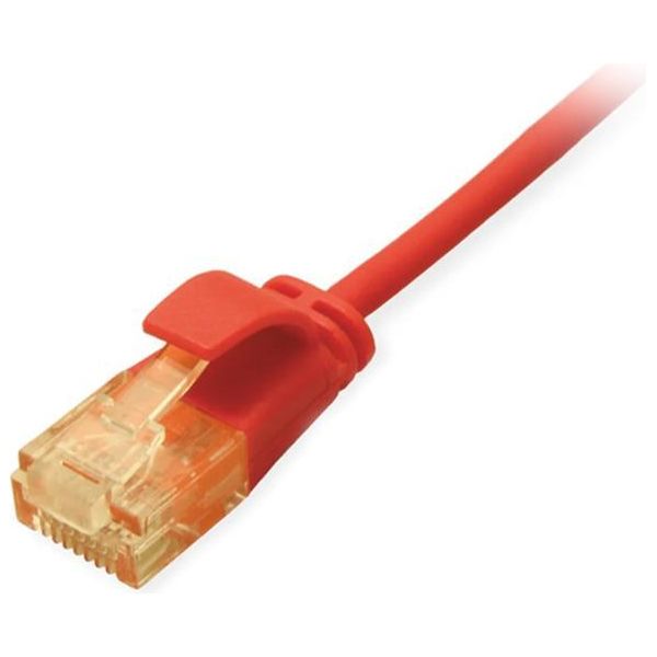 Equip 626202 Equip Cavo Patch Cat6A Slim U/Utp 2Xrj45 0,50M Rot Lszh Polybeutel-image