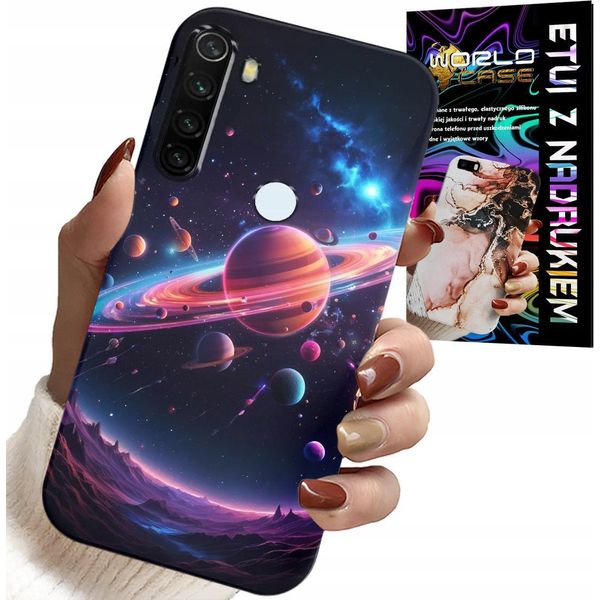 Pouzdro Pro Xiaomi Nota 8T - Cosmo Pianeti Stelle Galassia Dorsi-image