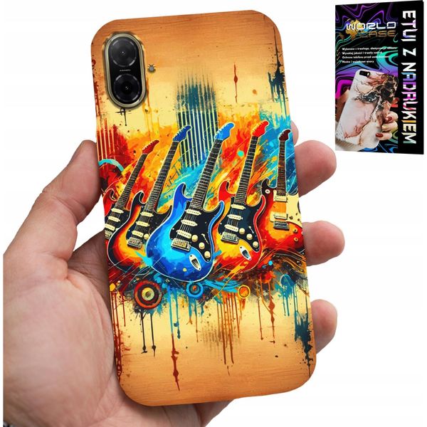 Custodia Per Samsung Galaxy A07 4G - Chitarra Elettrica, Rock And Roll, Metallo-image