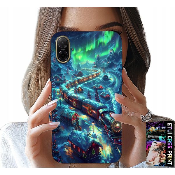 Custodia Per Samsung Galaxy A07 4G - Treno, Motivi Christmas Express + Vetro-image