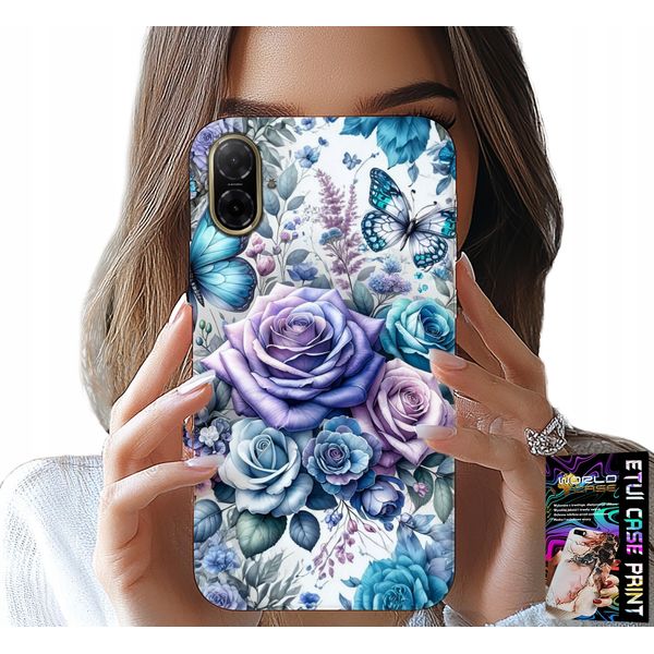 Custodia Per Samsung Galaxy A07 4G - Custodia Con Motivi Floreali E Rose + Vetro-image