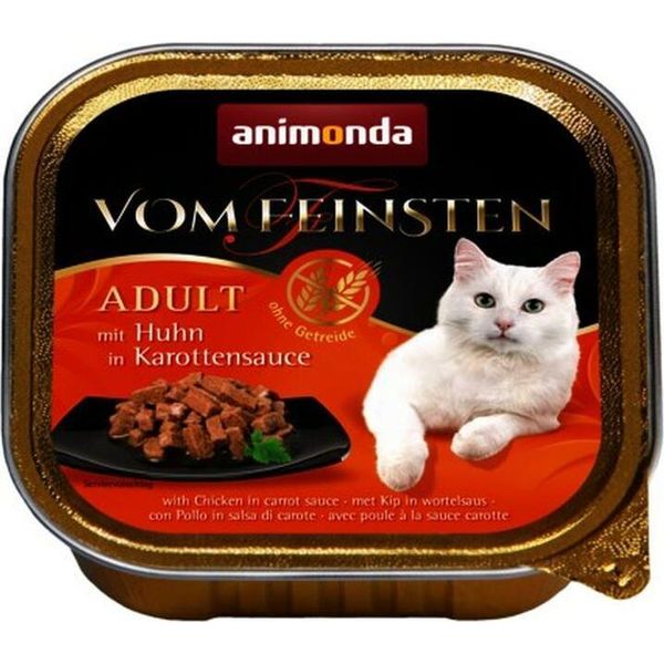 Animonda Vom Feinsten Adult Con Pollo In Salsa Di Carote 100Gx32-image