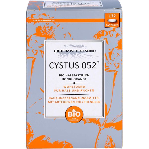 Cystus 052 Pastiglie Per La Gola Biologiche Miele-Arancia, 132 Pz Pas-image