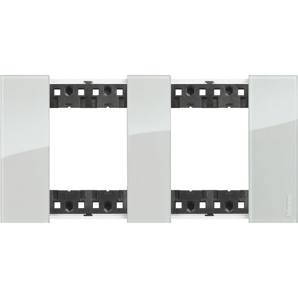 Blende 2 X 2 Modul Kristall Bticino Living Now KA4802M2__ Notte-image