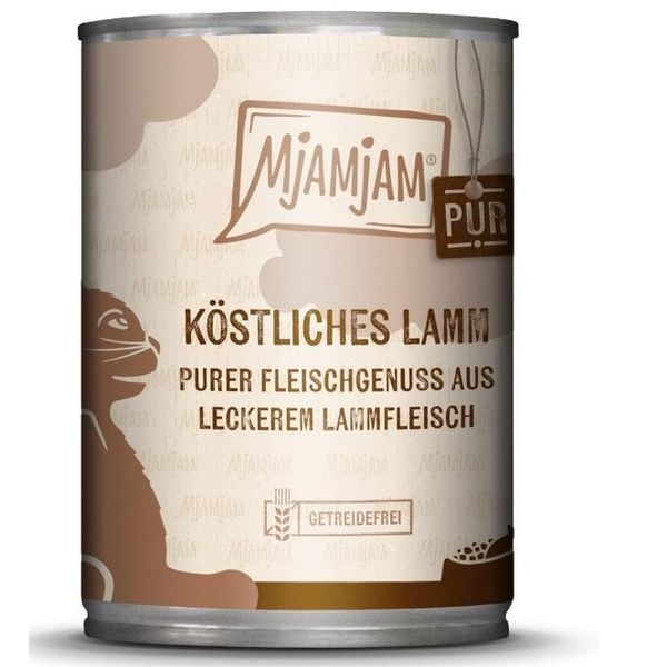 Mjamjam Puro Piacere Della Carne Deliziosa Agnello Puro 400Gx6-image
