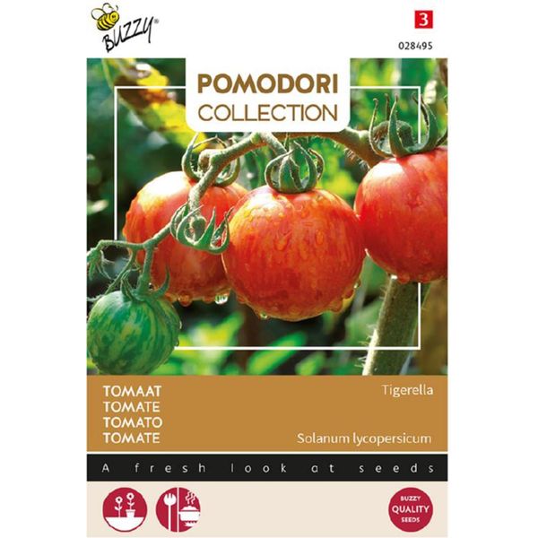 Buzzy Pomodori Pomodoro Tigerella Semi - Circa 1,5 Gr | Buzzy_028495-image