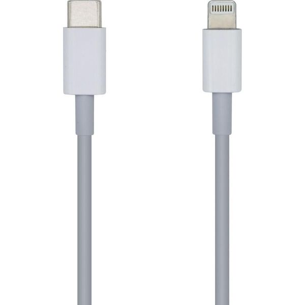 Cavo Aisens Lightning A102-0442/ Lightning Maschio - Usb Tipo-C Maschio/ 1M/ Bianco-image