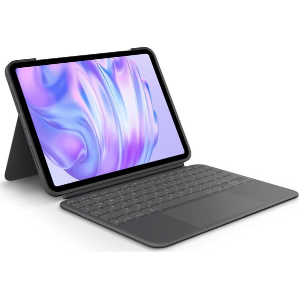 Logitech Combo Touch - Tastiera E Custodia Folio - Con Trackpad - Retroilluminata - Connettore Apple Smart - Qwertz - Schwe-image