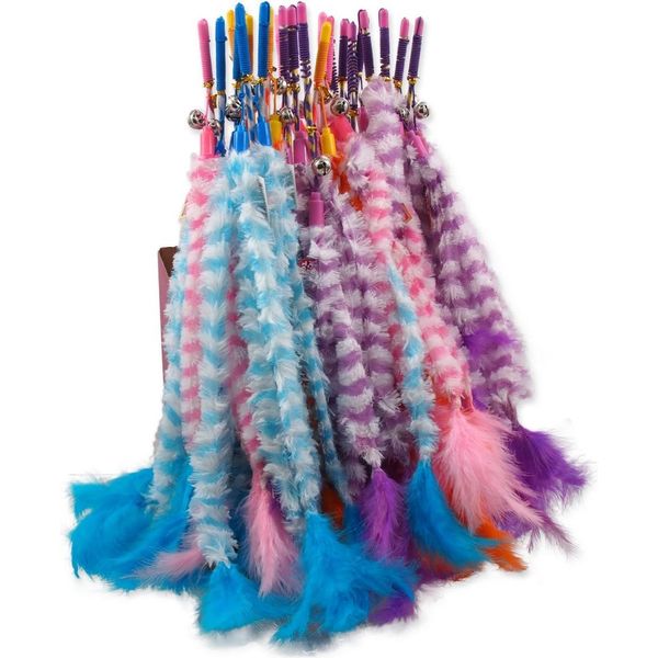 Display Toy Magic Cat Manichino In Cotone Con Piuma 36 Cm + 45 Cm 24 Pezzi-image