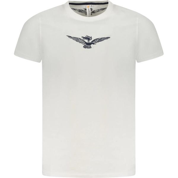 Camicia Manica Corta Aquila Girocollo Logo Academy S5S6405586 BI001 : Taglia - M Taglia: M-image