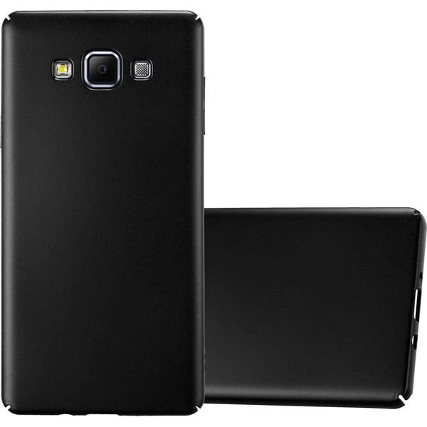 Cadorabo Cover Per Samsung Galaxy A7 2015 Cover Protettiva In Nero Custodia Rigida Cover Per Telefono Cellulare-image