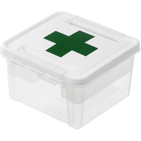 Smartstore Deco Contenitore Eerstehulp 8 Litri 28 X 17 Cm Bianco-image