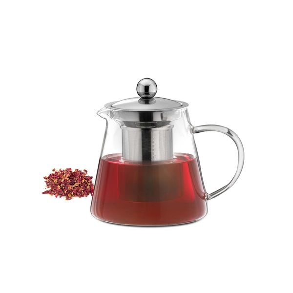 Teiera In Vetro Da 800 Ml Con Filtro Per Tè In Acciaio Inox 17046-image