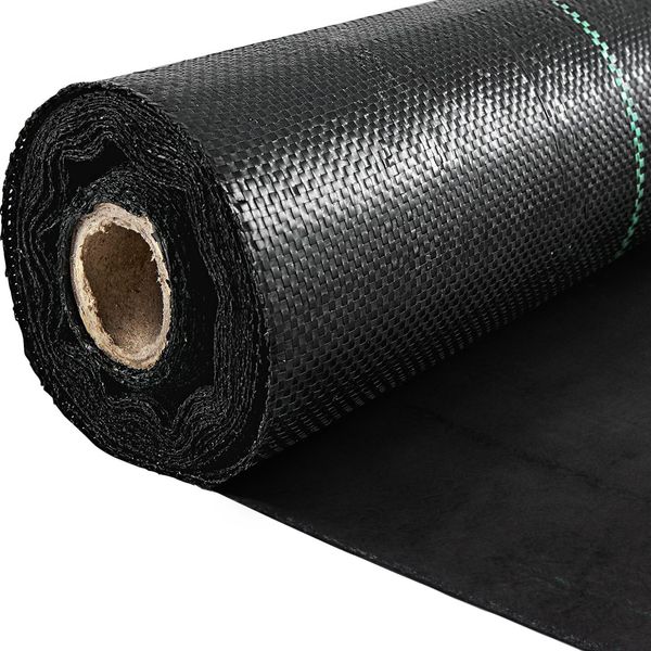 Vevor 36.6㎡ Velo Per Erbacce Velo Da Giardino Contro Le Erbacce 1.2X30.5M (1 Rotolo) Pellicola Per Erbacce In Pp Permeabile All'acqua Resistente Agli Strappi Resistente Alla Corrosione Velo Per Erbacce Tessuto Per Erbacce Tessuto Per Il Suolo Protettivo Contro Le Erbacce-image