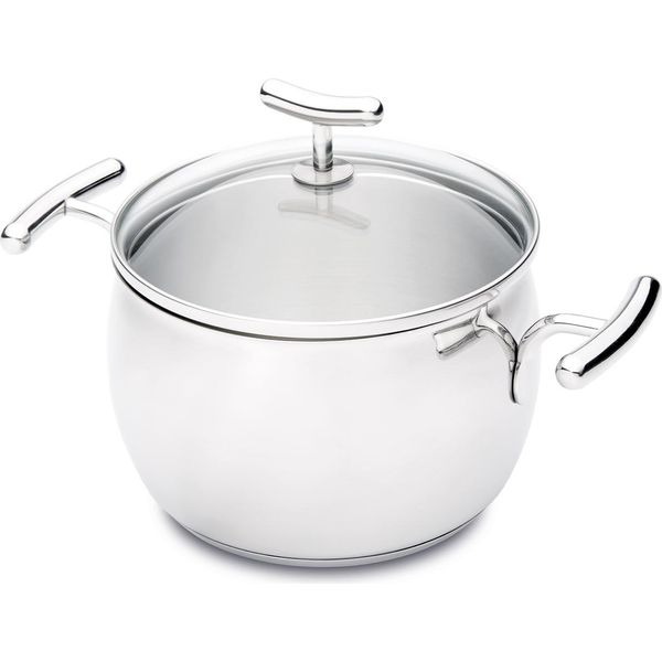 Pentola Yumi Con Coperchio In Vetro 2,4 L-image
