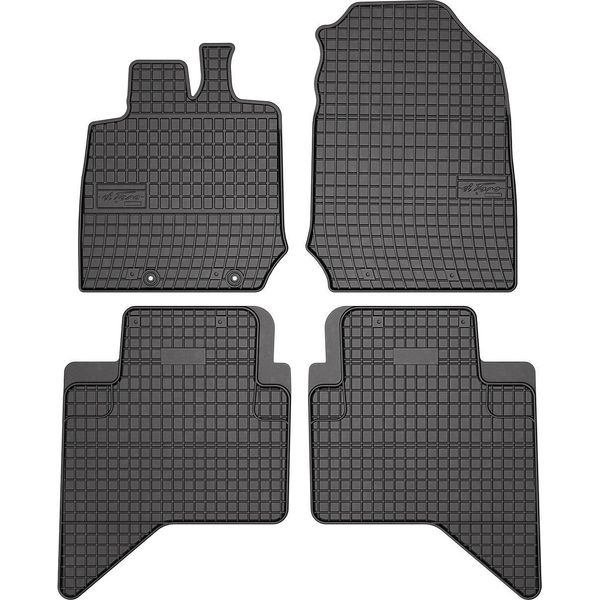 2020-2025 Isuzu D-Max Tappetini In Gomma Nera 4 Pz-image