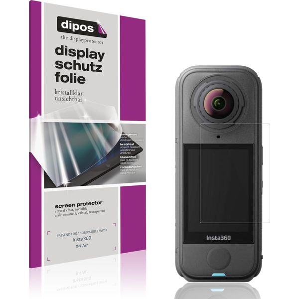 4X Pellicola Protettiva Per Insta360 X4 Air Protezione Schermo Claro Display Dipos-image