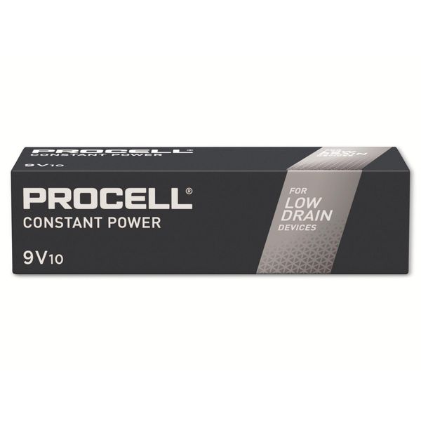 Duracell Procell Constant Alkaline E-Block 6LR61 9 V (Confezione Da 10)-image