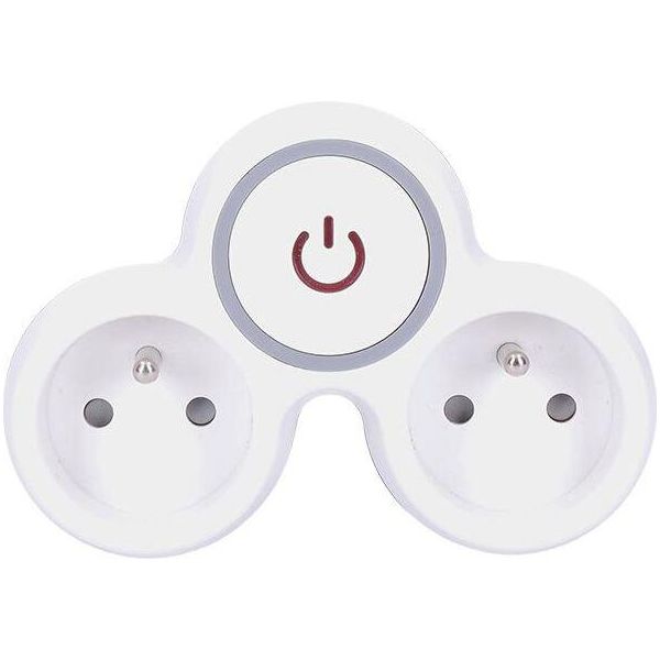Presa Continua Con Interruttore Solight P105 Doppio-image