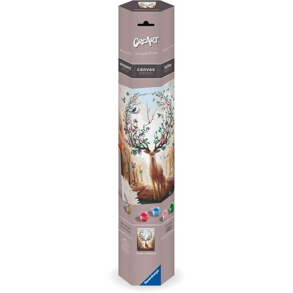 Ravensburger Creart - Pittura Con I Numeri 23910 - Cervo Magico - Da 12 Anni - Pittura Su Tela 23910-image