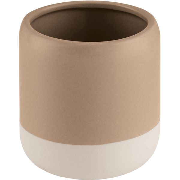 Zahnputzbecher Kleine Wolke "Lunella", Taupe, B:9Cm H:8,8Cm L:9Cm Ø:9Cm, Zahnputzbecher-image