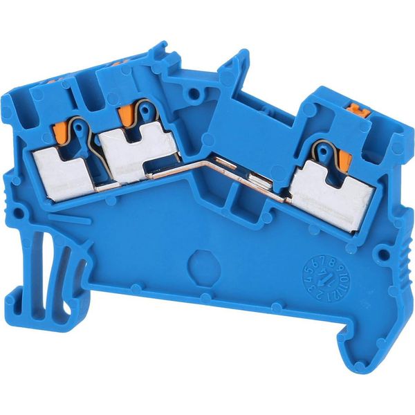 3214592 Phoenix Contact Terminale Passante Pts 1,5/S-TWIN Bu Connessione Push-In Tensione Nominale 500V - 1 Pezzo-image