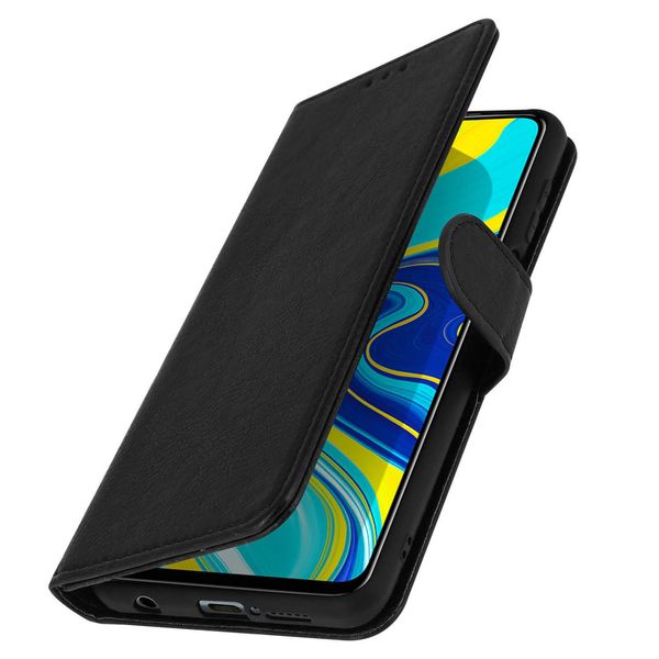 Avizar, Custodia Folio Redmi Note 9S/9 Pro/9 Pro Max In Pelle Chesterfield, Nera-image