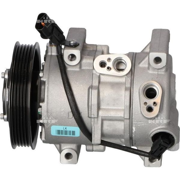 Compressore Aria Condizionata Con Puleggia A V 118Mm Nrf Per Kia Rio Iii-image