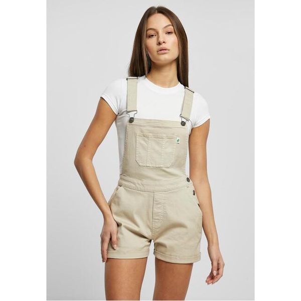 Urban Classics Donna Salopette Corta Biologica Offwhite Raw - L-image