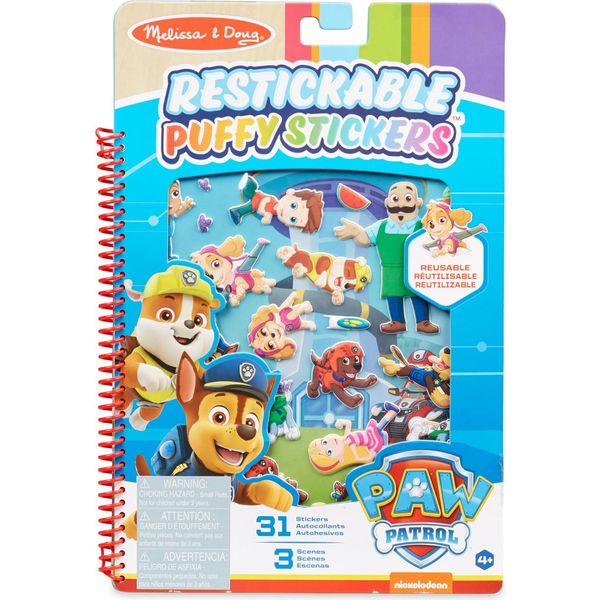 Libro Di Attività Riutilizzabile Con Adesivi Gonfiabili Paw Patrol Adventure Bay-image