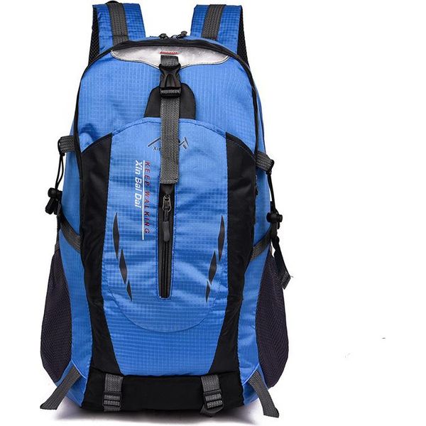 Zaino Di Grande Capacità Sport Viaggio Escursionismo Lavoro Tempo Libero Scuola Zaino Signore Uomini, Blu-image