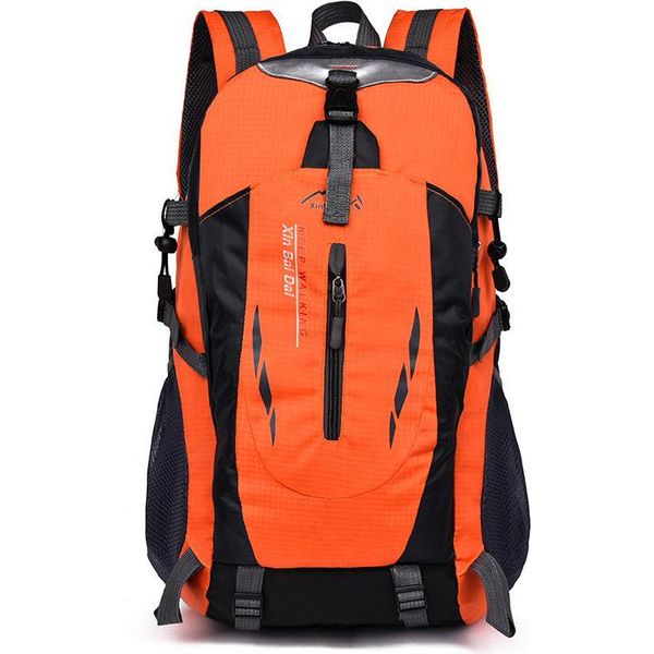 Zaino Di Grande Capacità Sport Viaggio Escursioni Lavoro Tempo Libero Scuola Zaino Signore Uomini, Arancione-image