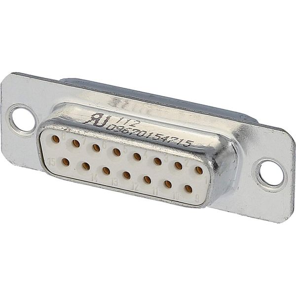 100 Pezzi Zoccolo D-Sub Hd 15Pin Tww Str AU3 - Accoppiatore D-Sub Plug/Bus 15 Pezzi 09670154715-image