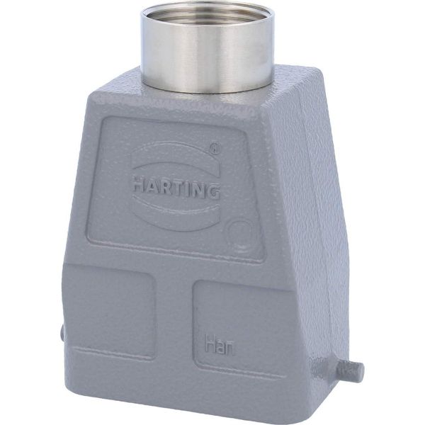 09300060442 Harting Han 6B Gommino Alto, Uscita Cavo Diritto 1Xpg21, Per 1 Staffa (Nella Parte Inferiore) Collegamento A Vite-image