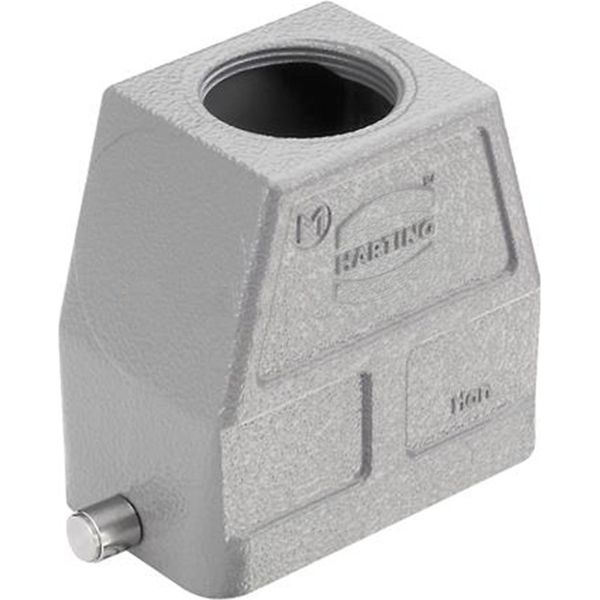 19300100448 Harting Han 10B Gommino Alto, Uscita Cavo Diritto 1Xm40, Per 1 Staffa (Sulla Parte Inferiore) Pressacavo M40-image