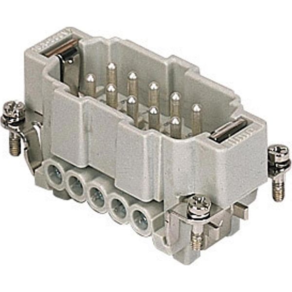 Cnem 10 Tx I.L.M.E. Inserto Pin Ilme Cne (M) Senza Protezione Del Filo Connessione A Vite, 10 Pin+Pe 500V, 16A - 5 Pz-image