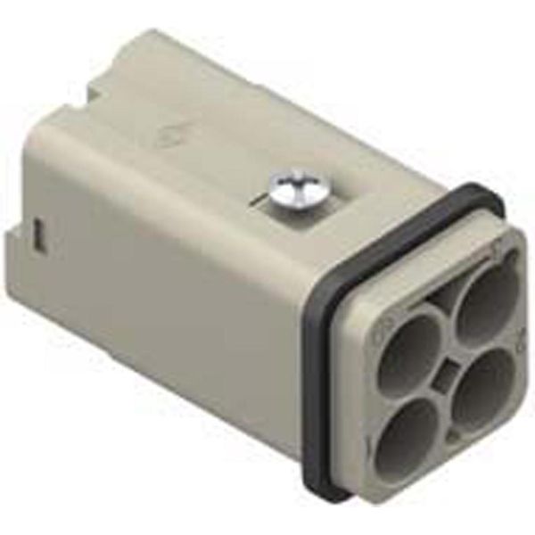 CQ4M 03 I.L.M.E. Ilme Cq Inserto A Pin (M) Connessione A Crimpare, 3 Pin+Pe 400V, 40A - 40Pz-image