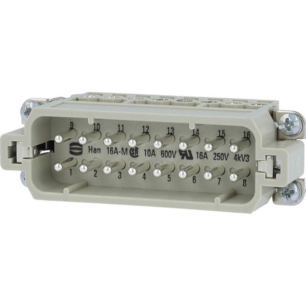 09200162612 Harting Han 16A Inserto A Vite (M), 16 Pin+Pe 250V, 16A - 1 Pezzo-image
