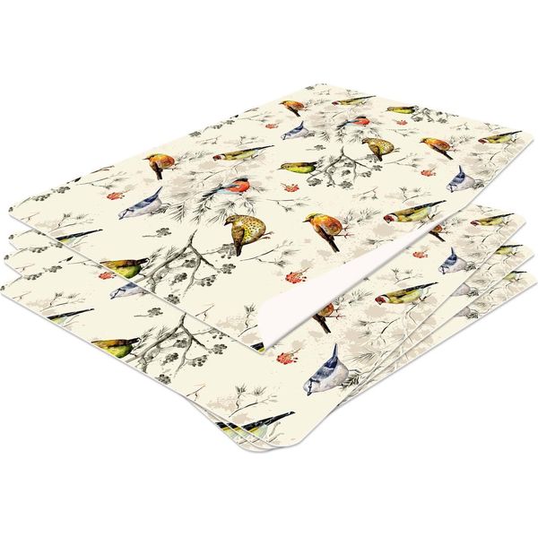 Hubdeco Tovagliette Protettive Durevoli Per Il Tavolo Da Pranzo - Set Di 4 Tovagliette In Vinile Lavabili - Tovagliette Per La Cucina - Tovaglietta - Tovagliette Lavabili - 44X32Cm - Modello 40-image