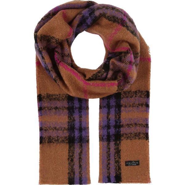Fraas Sciarpa Cashmink® Stole With Fraas Pattern Purple Multicolore-image