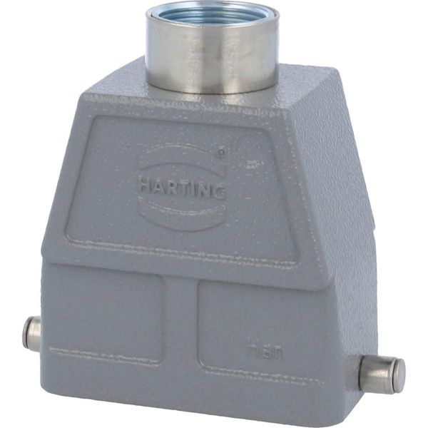 05300100467 Harting Han 10B Gommino Alto, Uscita Cavo Diritto 1Xm25, Per 1 Staffa (Sulla Parte Inferiore) Pressacavo M25-image