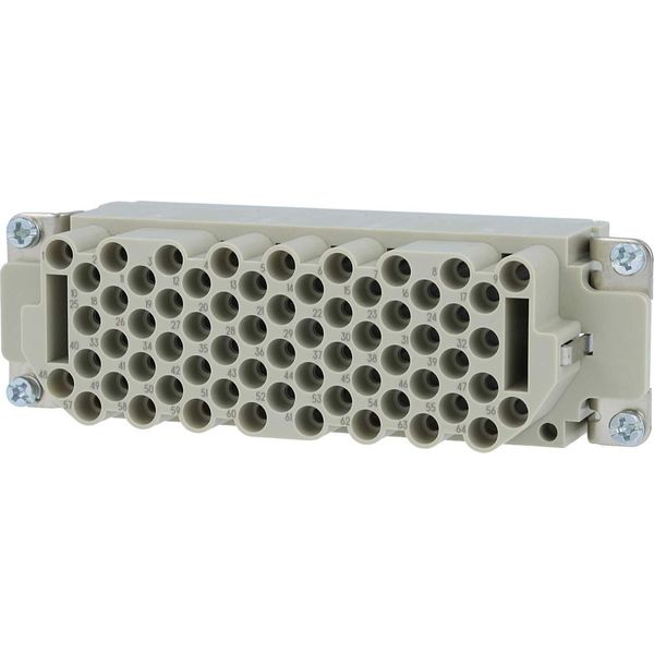 09320643101 Harting Han 64EEE Inserto Presa (F) A Crimpare, 64 Pin+Pe 500V, 16A - 1 Pezzo-image