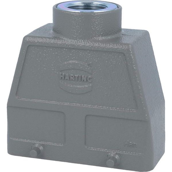 05300160460 Harting Han 16B Gommino Alto, Uscita Cavo Diritto 1Xm25, Per 2 Staffe (Sulla Parte Inferiore) Pressacavo M25-image