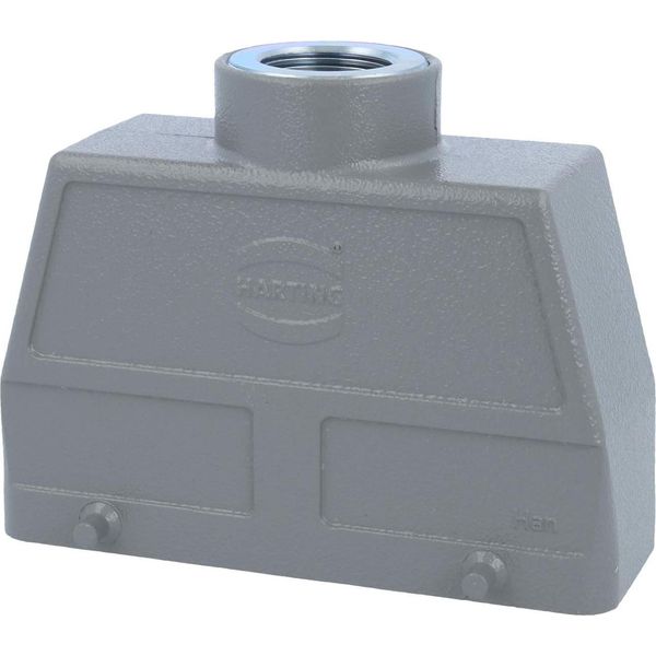 05300240461 Harting Han 24B Gommino Alto, Uscita Cavo Diritto 1Xm25, Per 2 Staffe (Sulla Parte Inferiore) Pressacavo M25-image