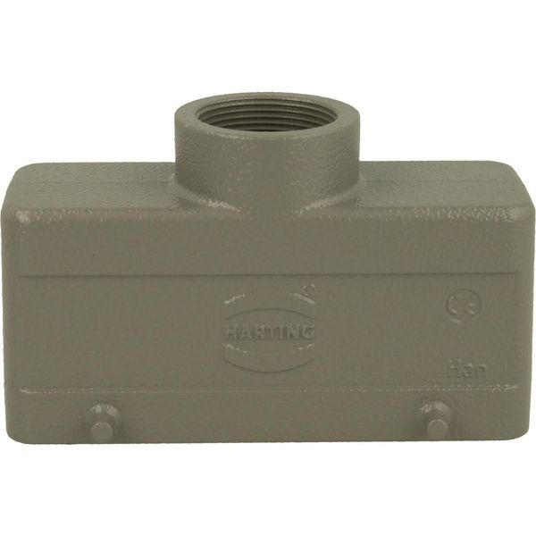 19340100422 Harting Han 24B Hve Gommino Basso, Uscita Cavo Diritto 1Xm32, Per 2 Staffe (Sulla Parte Inferiore) - 1 Pezzo-image