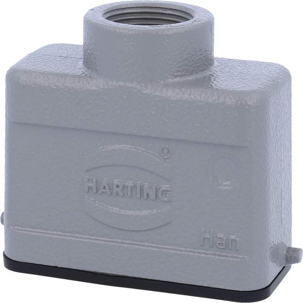 09200101440 Harting Han 10A Grommet Housing Basso, 1Xpg13,5 Uscita Cavo Dritto, Per 1 Staffa (Sulla Parte Inferiore)-image