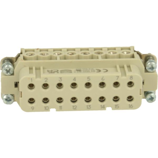 09200162814 Harting Han 16A Inserto Presa (F) A Vite, 16 Poli+Pe 250V, 16A - 1 Pz-image