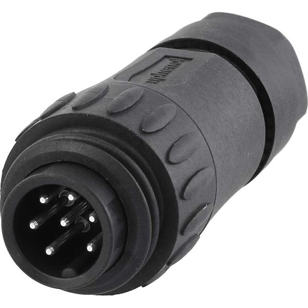 C01630H00611012 Connettore Per Cavo Amphenol RD24-KSG, Incl. Scarico Della Trazione Connessione A Saldare A Pin Dritto, Numero Di Poli 6+PE-image
