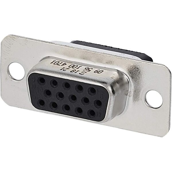 09561004701 Harting Inserto Per Presa D-Sub (F) Ad Alta Densità (Hd) Adatto Per Custodia D-Sub Dimensione 9 E Modulo D-Sub-image
