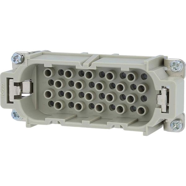 09210403001 Harting Han 40D Inserto A Pin (M) Connessione A Crimpare, 40-Pin+Pe 250V, 10A - 1 Pezzo-image